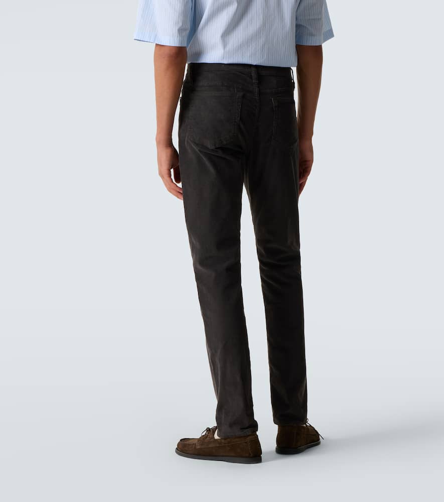 L'Homme Slim cotton corduroy slim pants