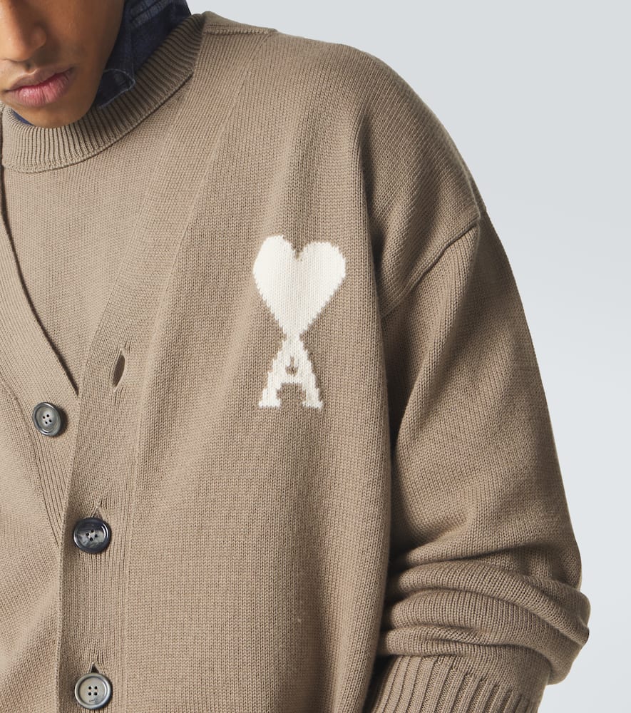 Ami de Caur wool and cotton cardigan