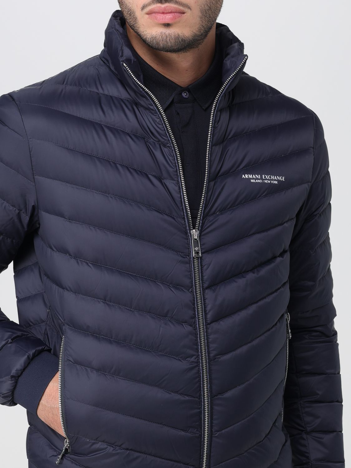 Jacket Men color Blue