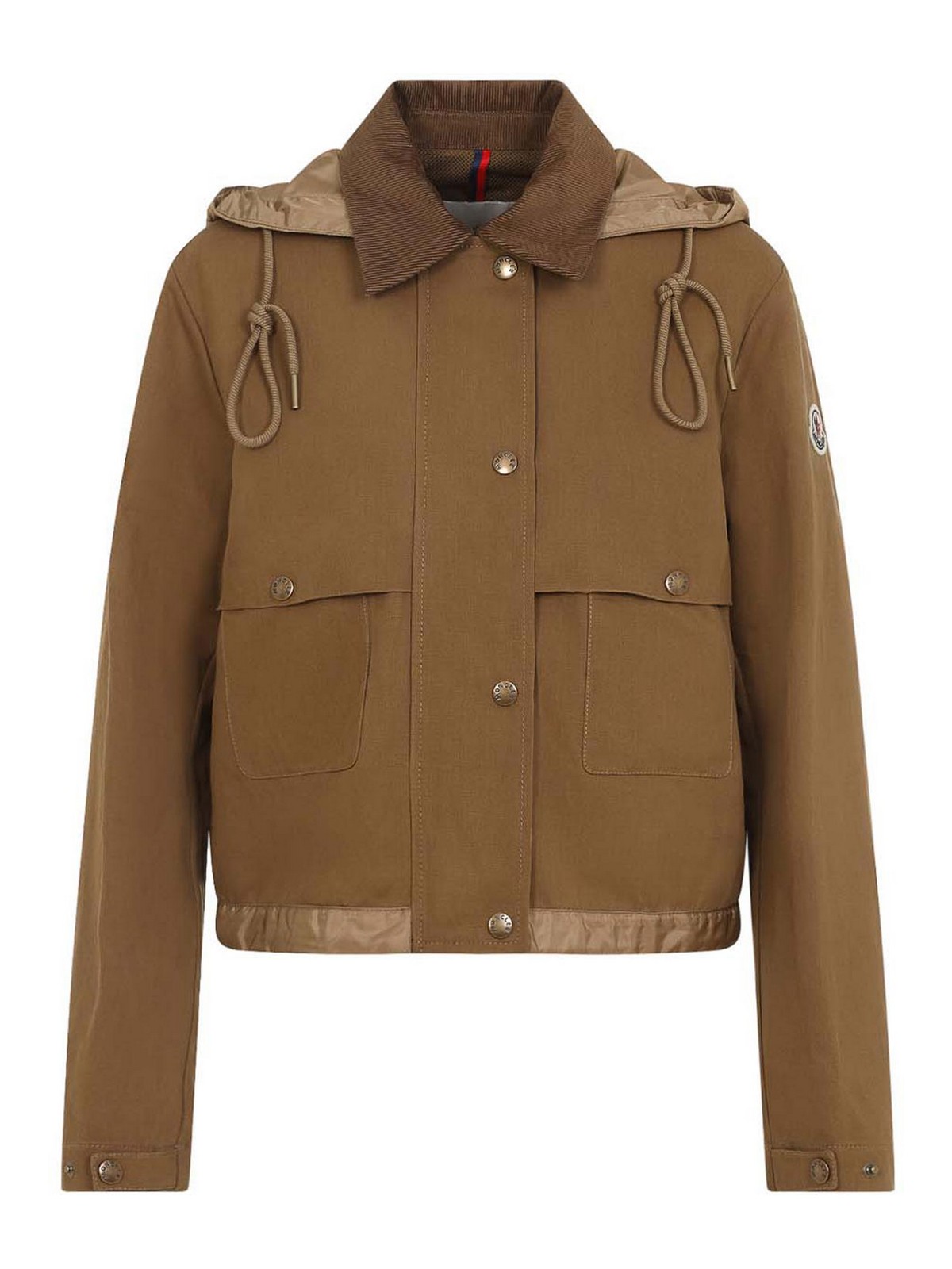 Moncler - aconitum hooded jacket adjustable drawstring