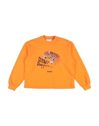 Kid Boy Sweatshirt Orange Size 10 Cotton