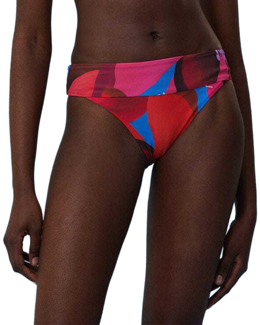 Watercolor Floral Full Cut Bikini Bottom