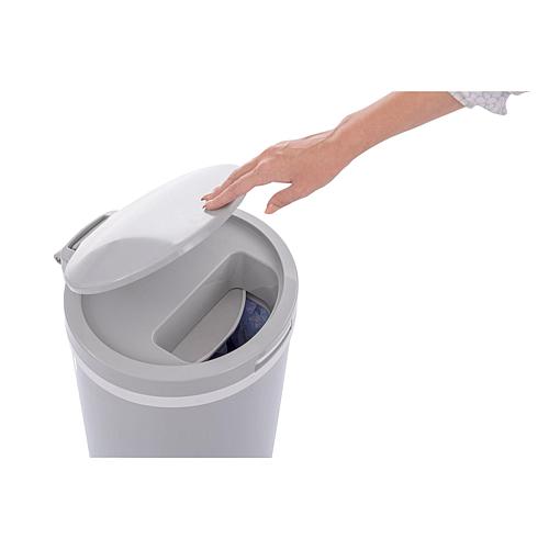 Premium Steel Diaper Waste Pail with Step Open