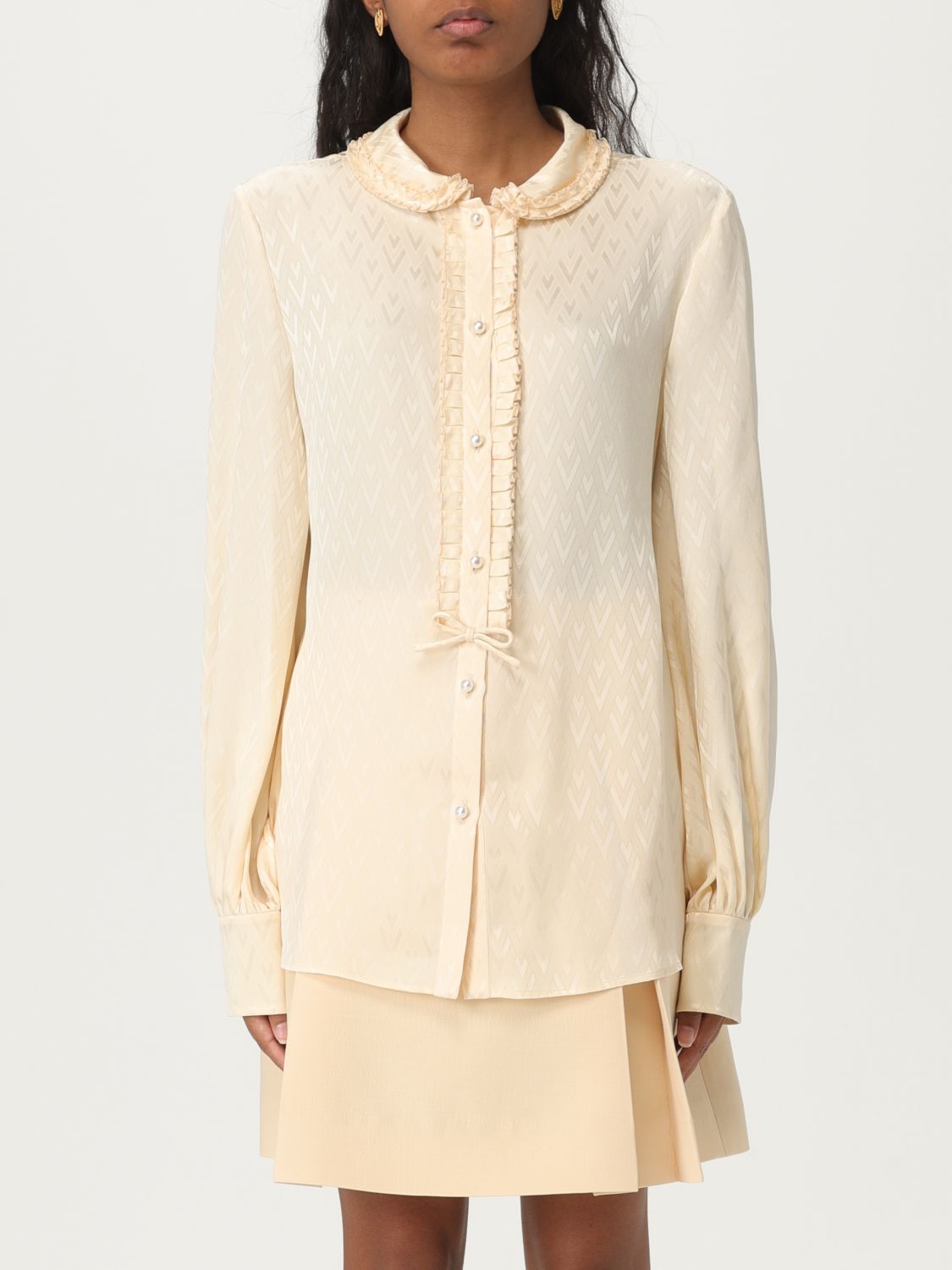 Shirt VALENTINO Woman color Beige