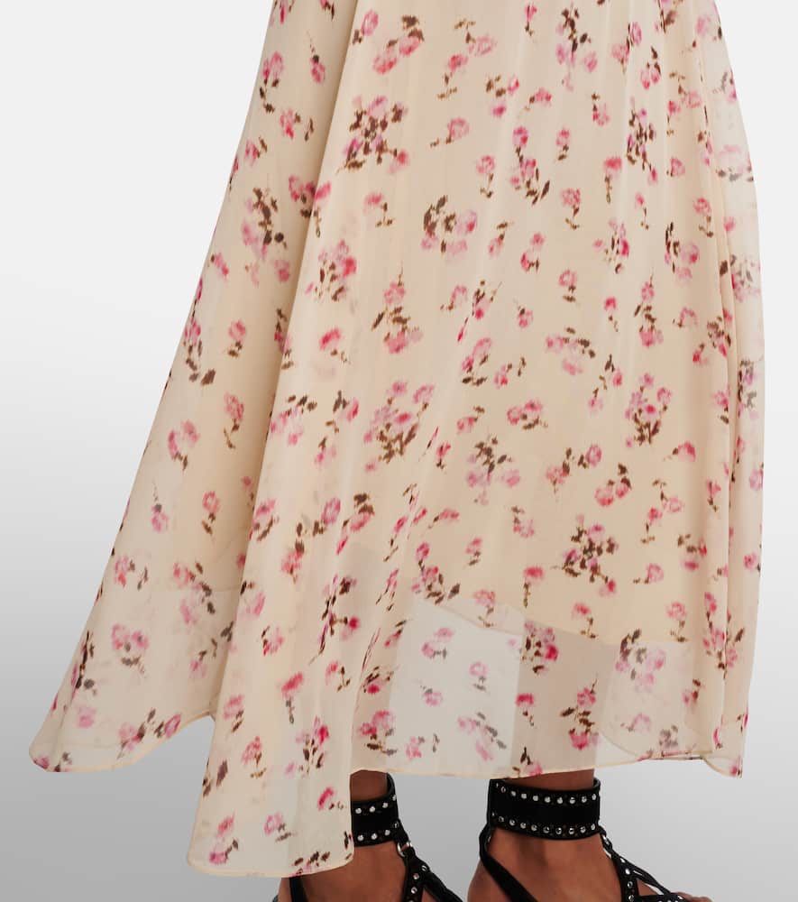 Luxie floral midi dress