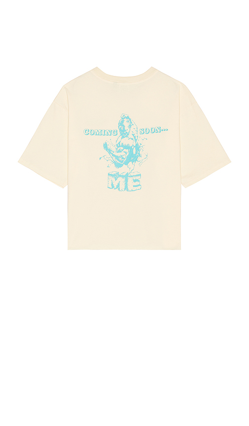 Y,IWO Coming Soon Me Crop Tee in Cream. - L also in