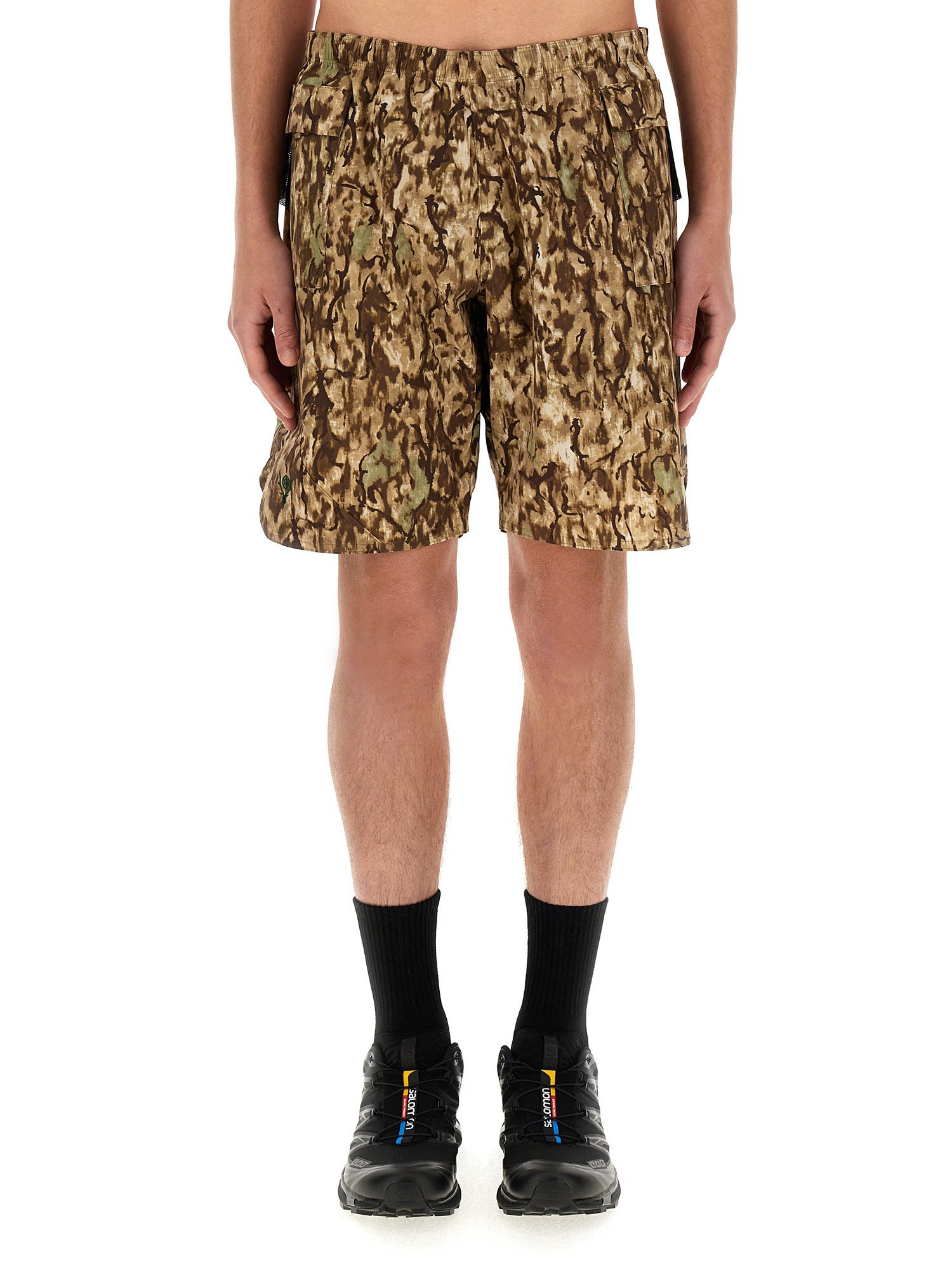 Poly stretch bermuda shorts