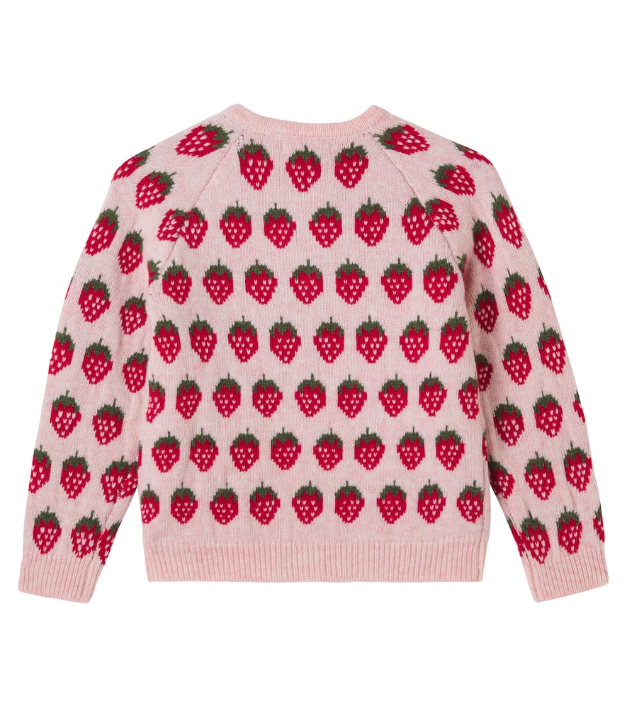 Konges Sløjd Belou intarsia wool-blend cardigan