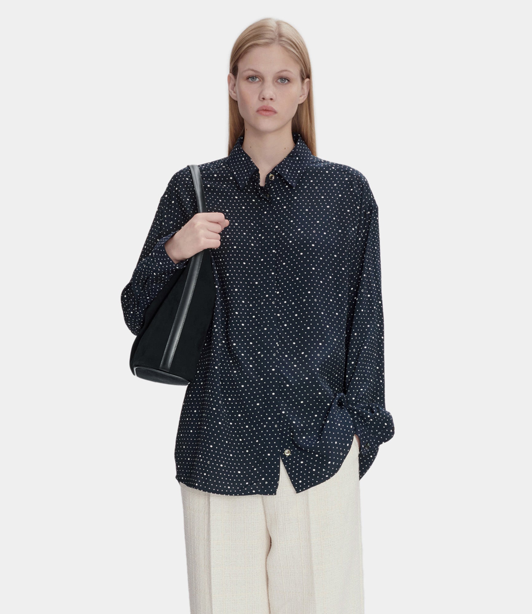 Wendy shirt Dark Navy Blue