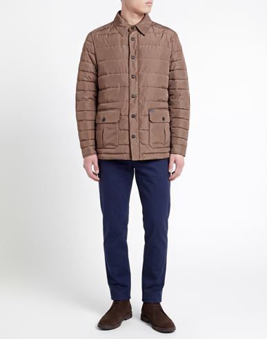 Façonnable Man Puffer Light brown Size XL Polyester