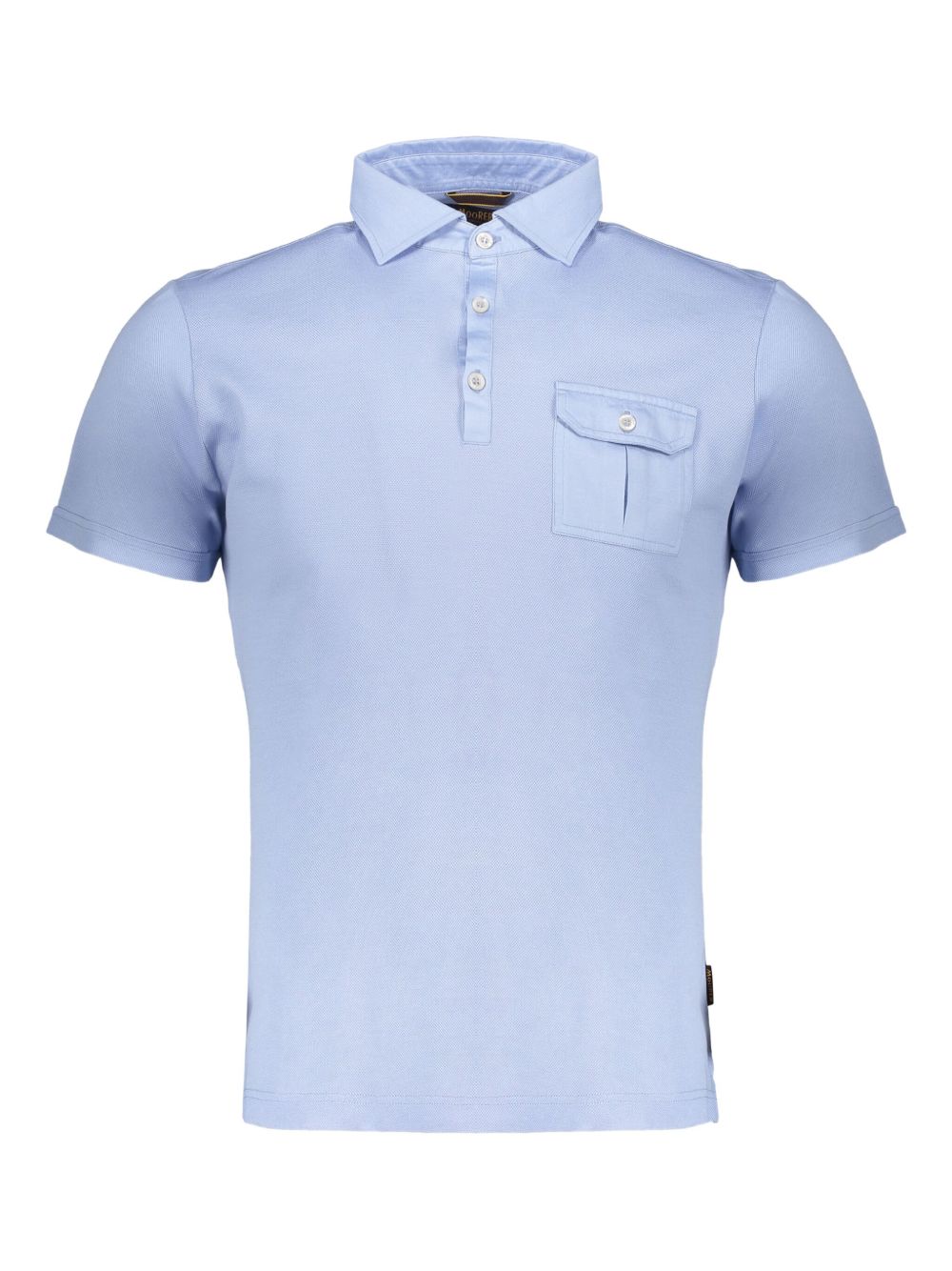 Moorer Ferdiq cotton polo shirt - Blue