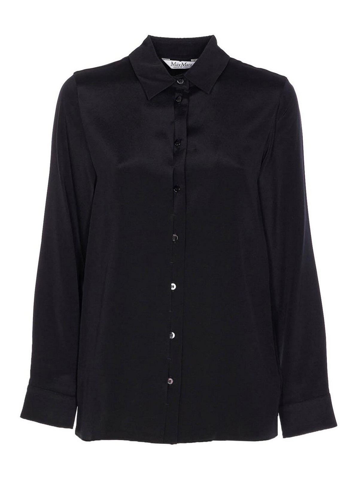 Max Mara - silk shirt "avion" featuring pleated back