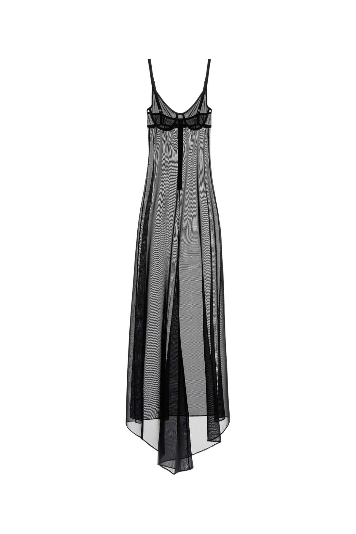 Balenciaga Black Stretch Tulle Naked Dre