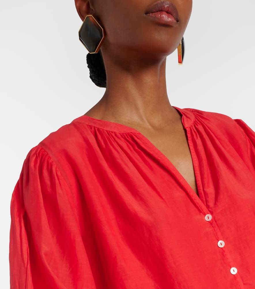 Mel cotton and silk shirt