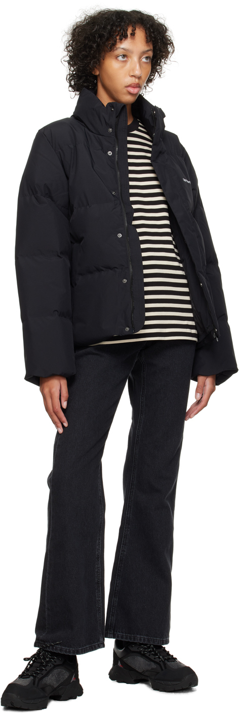 Carhartt Work In Progress Black Yanie Down Jacket