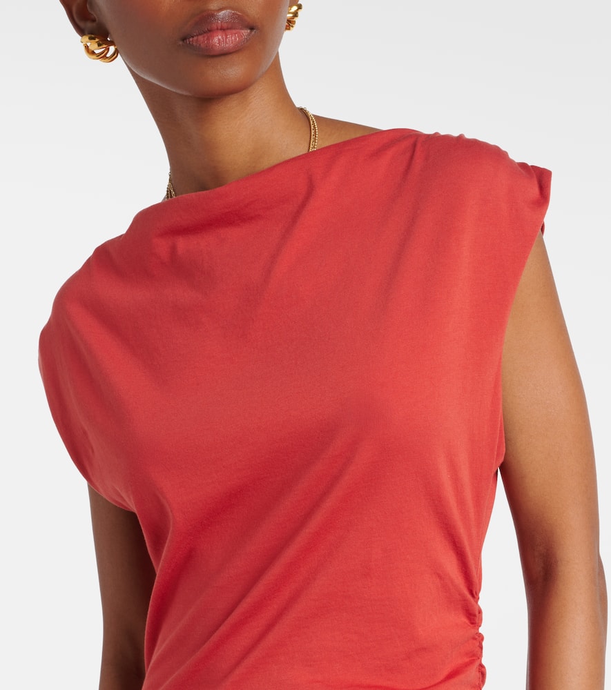Cotton jersey maxi dress