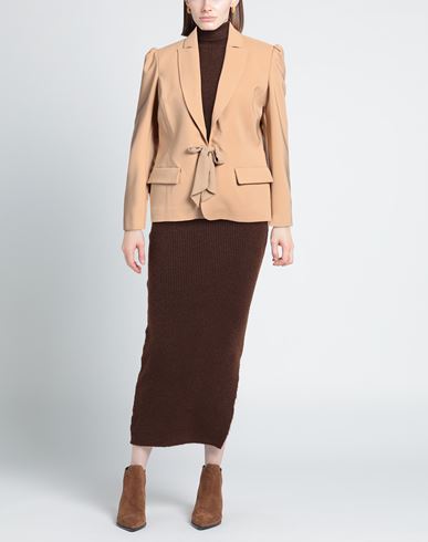 Olla Parég Woman Blazer Sand Size 4 Polyester, Elastane