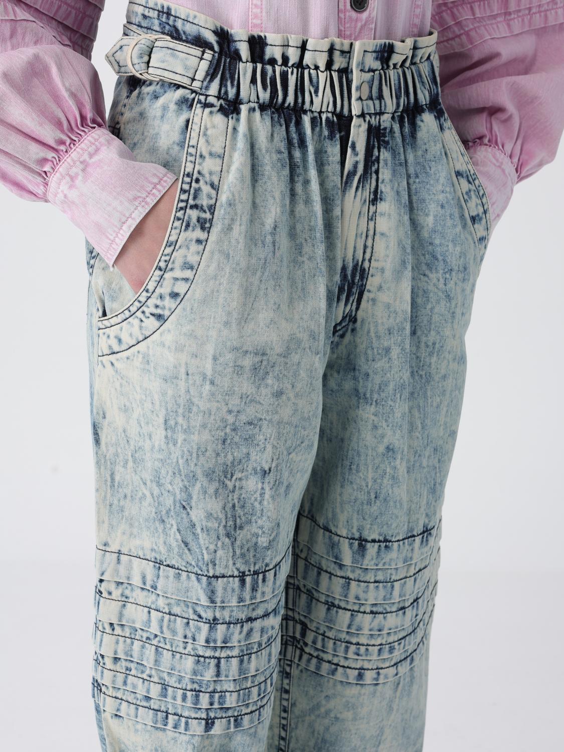 Jeans Woman color Gnawed Blue