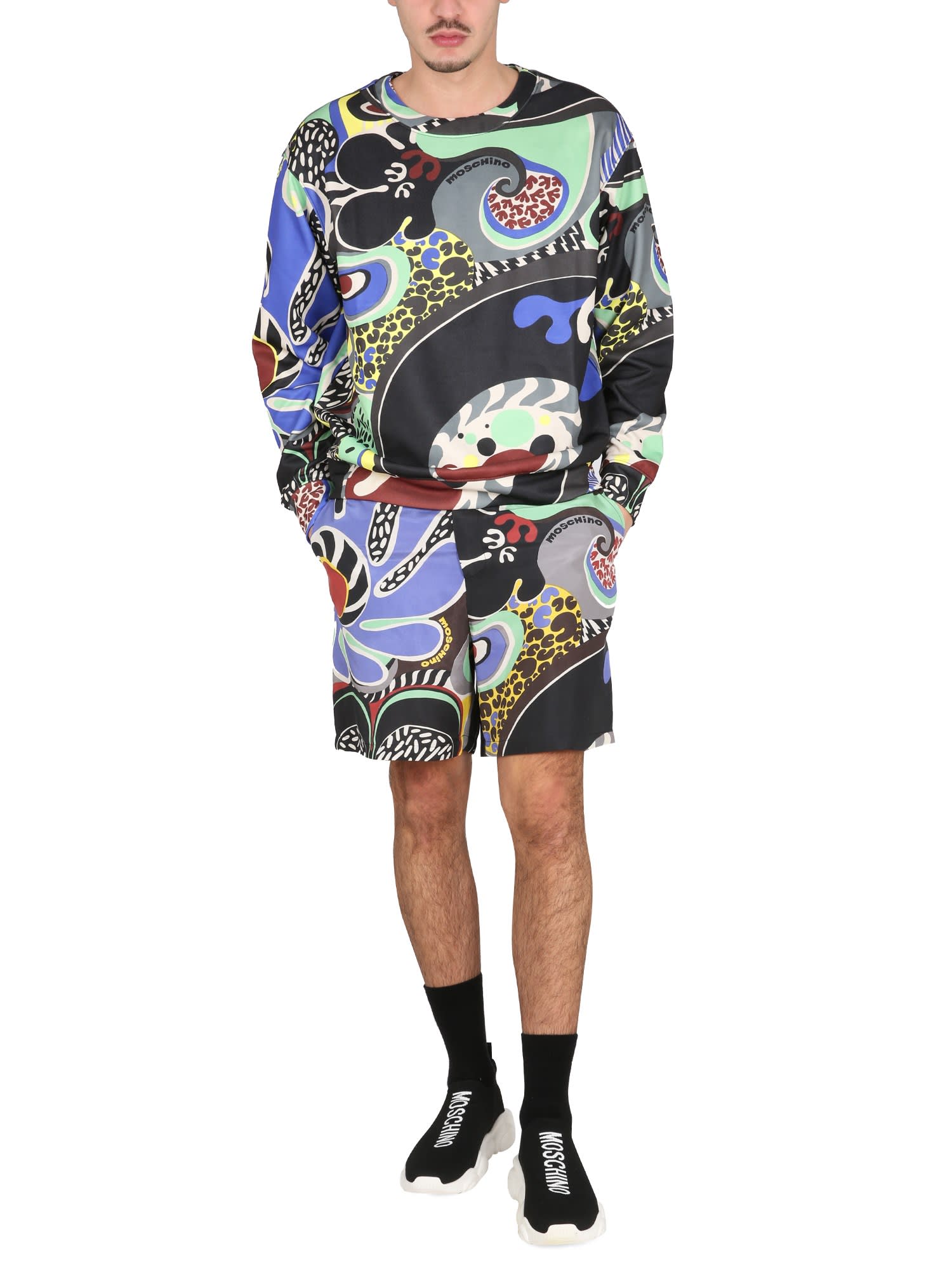 Psychedelic Print Sweatshirt