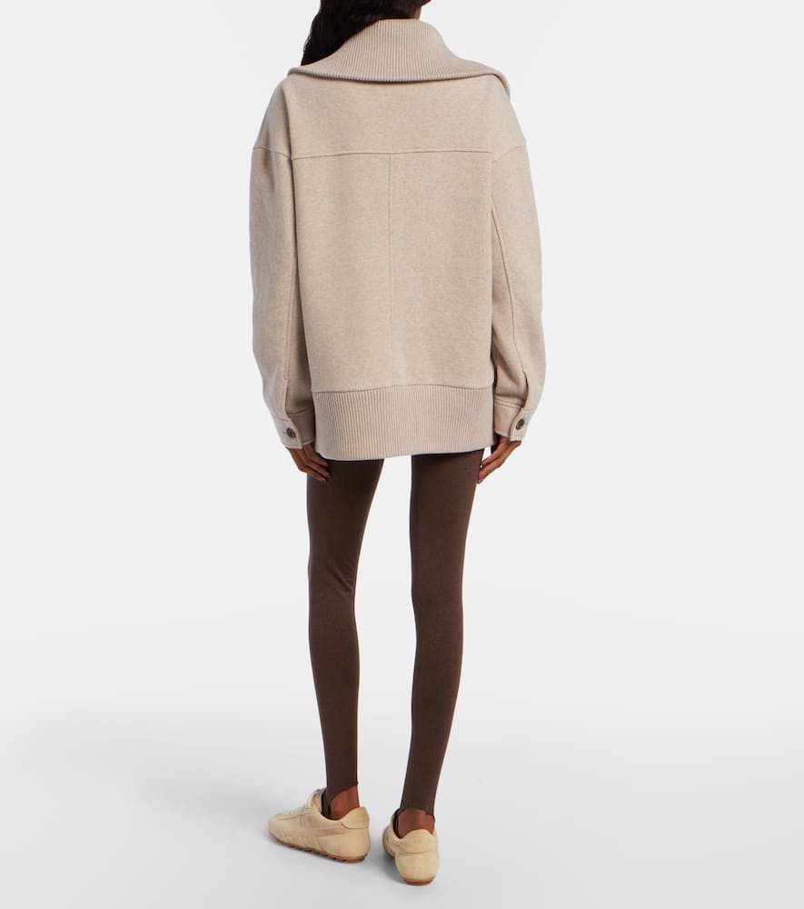 Tammy cotton-blend jersey jacket