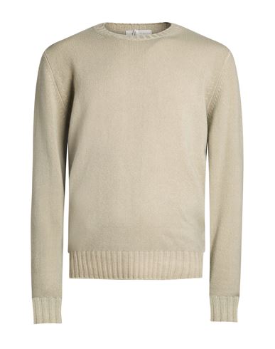 Man Sweater Sand Size 40 Merino Wool, Cashmere