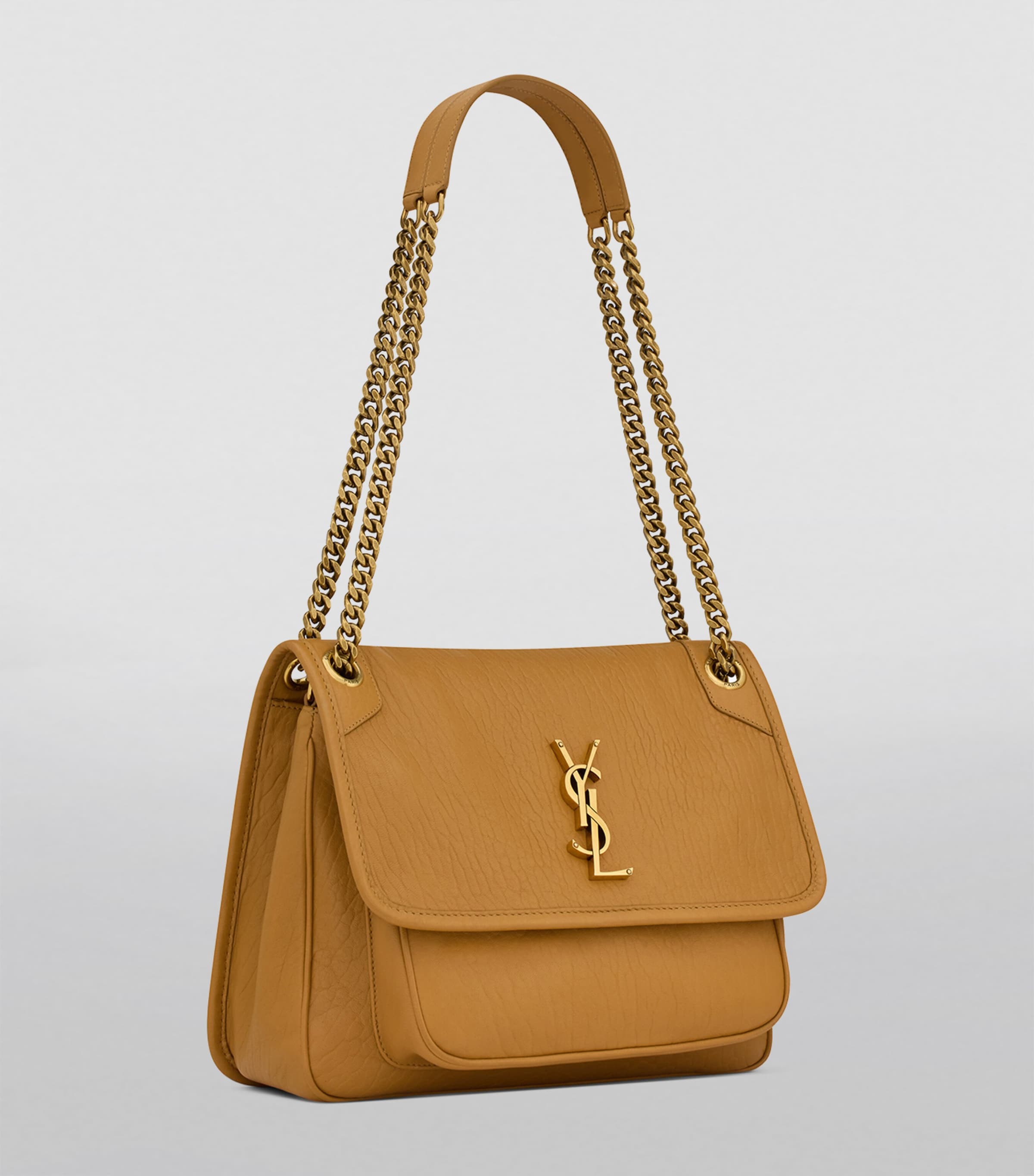 Medium Leather Niki Shoulder Bag