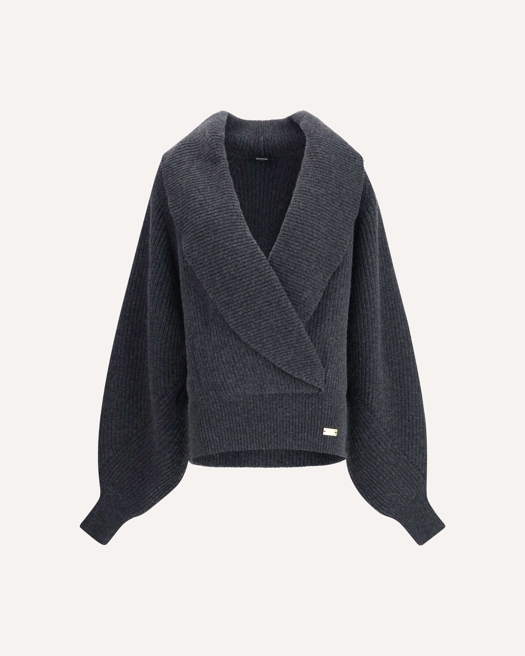 Oversized wrap-effect Sweater Female M