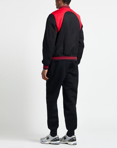 Man Jacket Black Size 38 Wool, Silk, Cotton, Polyamide, Elastane