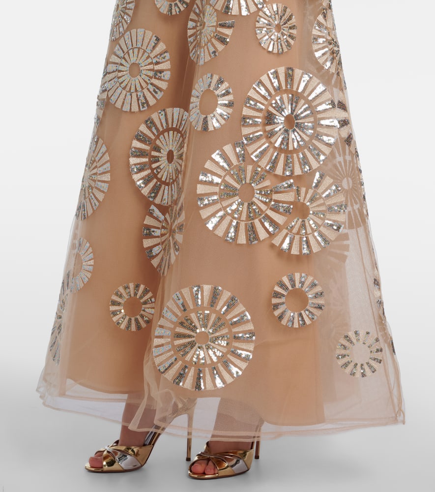 Sequined gown