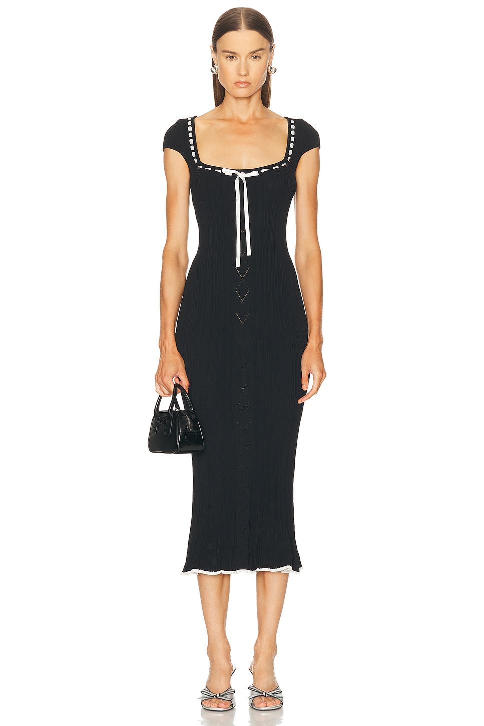 LPA Jonna Midi Dress in Black. -  XS also in L, M