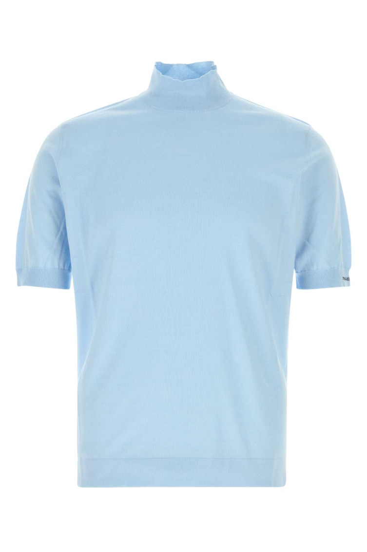 Ribbed Turtleneck T-shirt