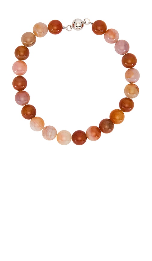 LELET NY Bodie Stone Necklace in Blush