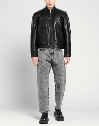 Elias Man Jacket Black Size L Lambskin
