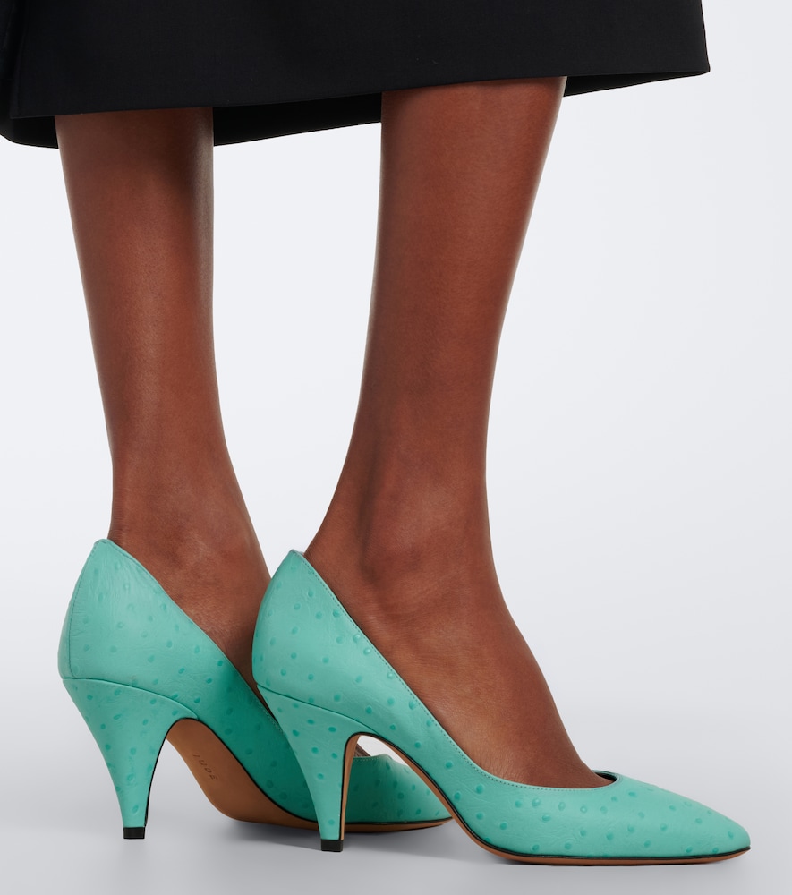 Haze leather pumps