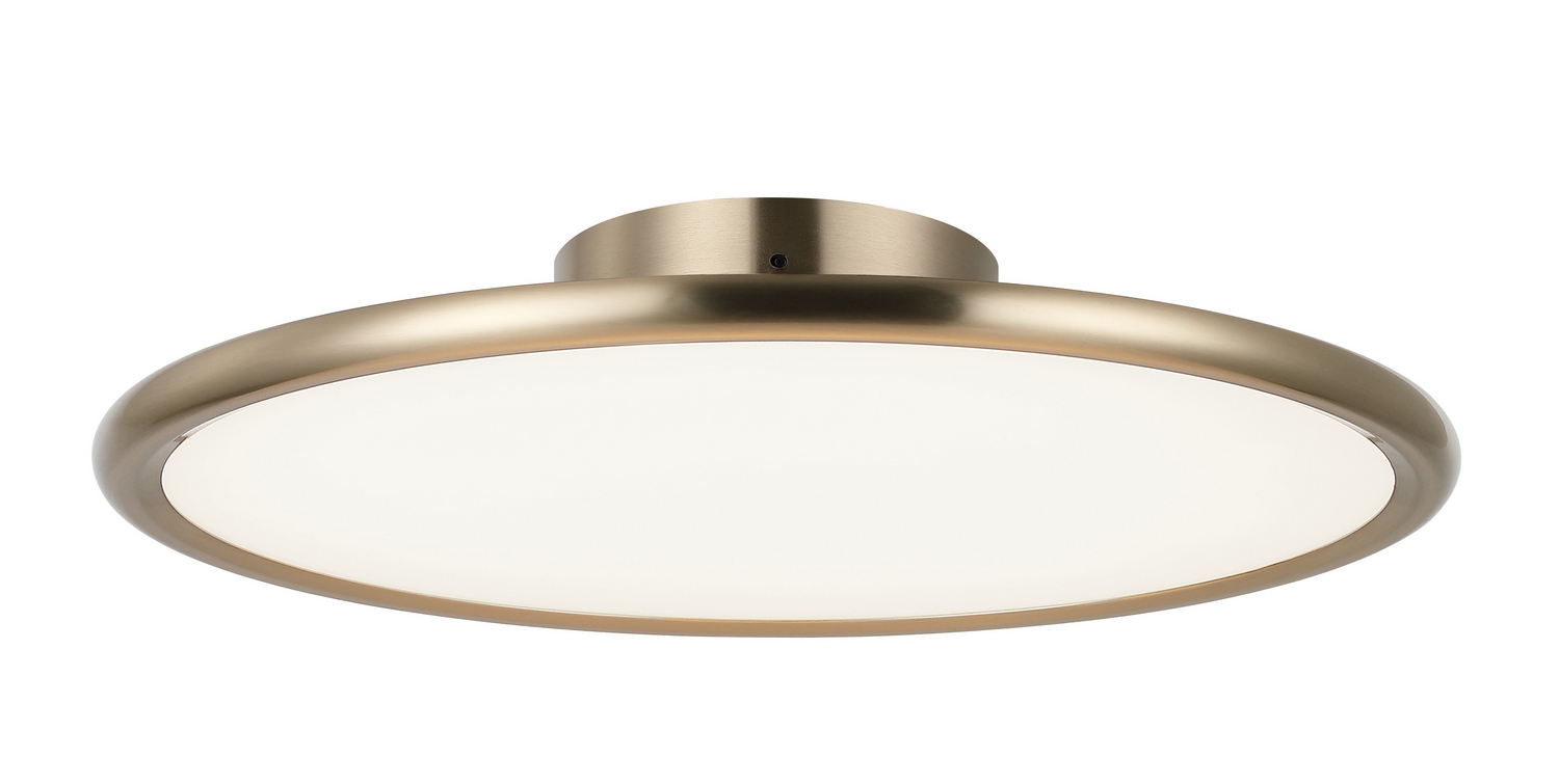 Champagne Gold LED Wall Sconce Ceiling Mount from the Piper Collection