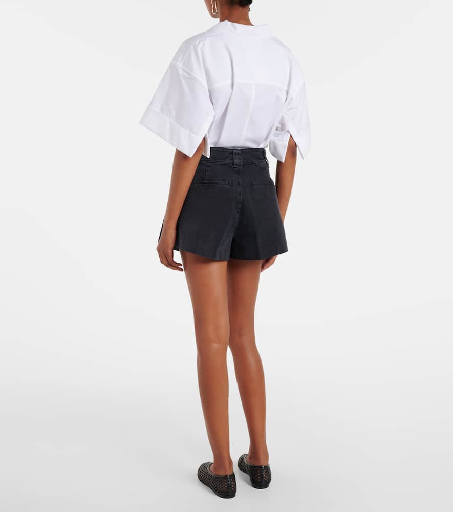 The Structural denim shorts