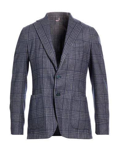 Man Blazer Blue Size 38 Wool, Polyester, Polyamide