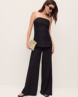 Ann Taylor The Statement Palazzo Pant in Linen Blend