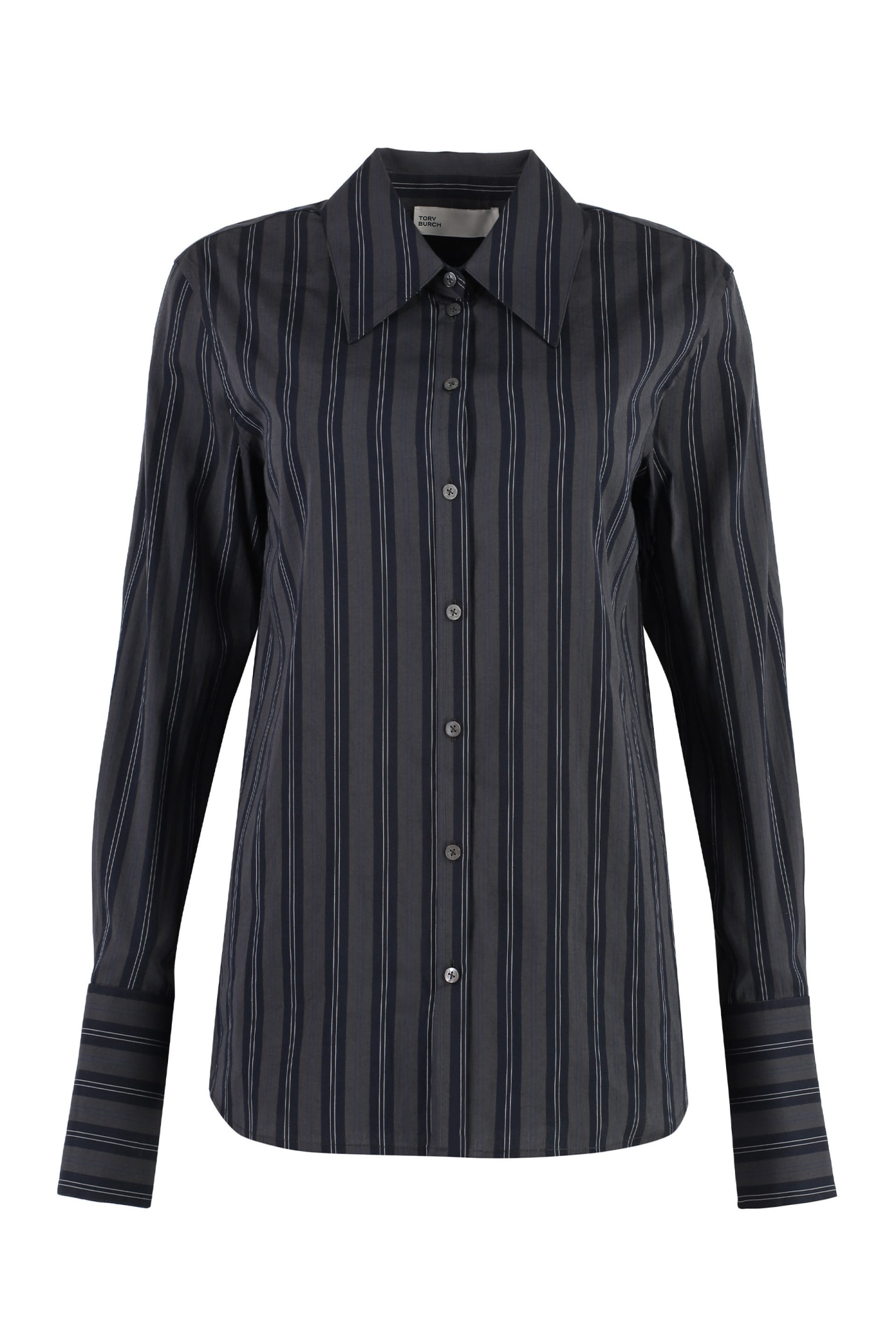 Striped Long Cuff Buttondown Shirt