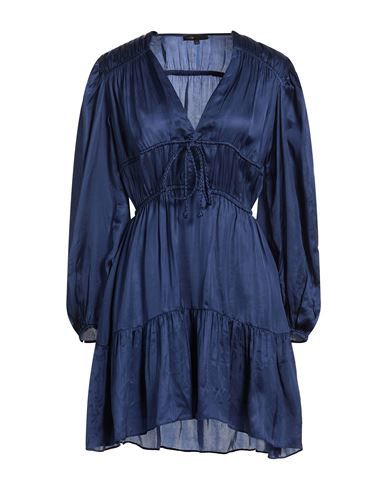 Woman Mini dress Navy Size 10 Cupro