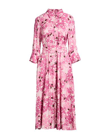Woman Midi dress Mauve Size 12 Viscose
