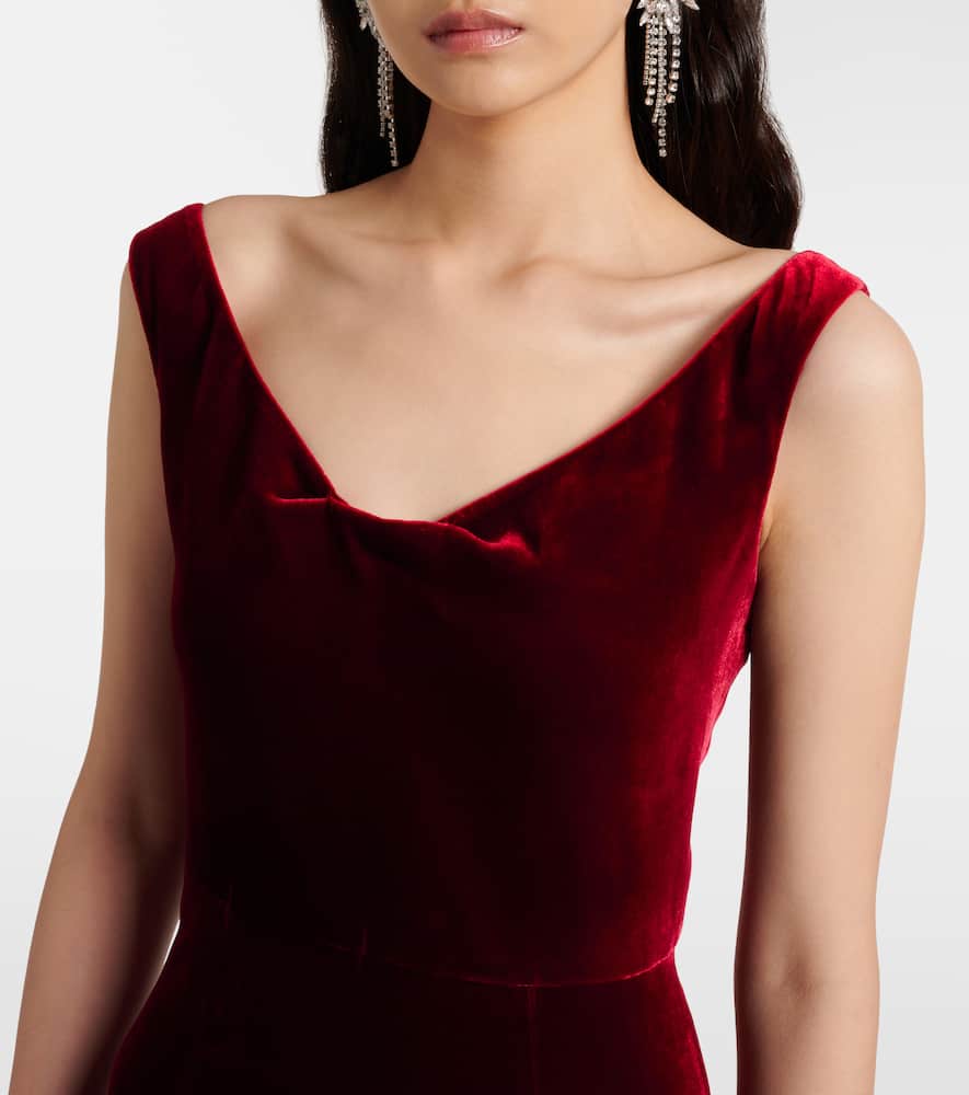 Velvet gown