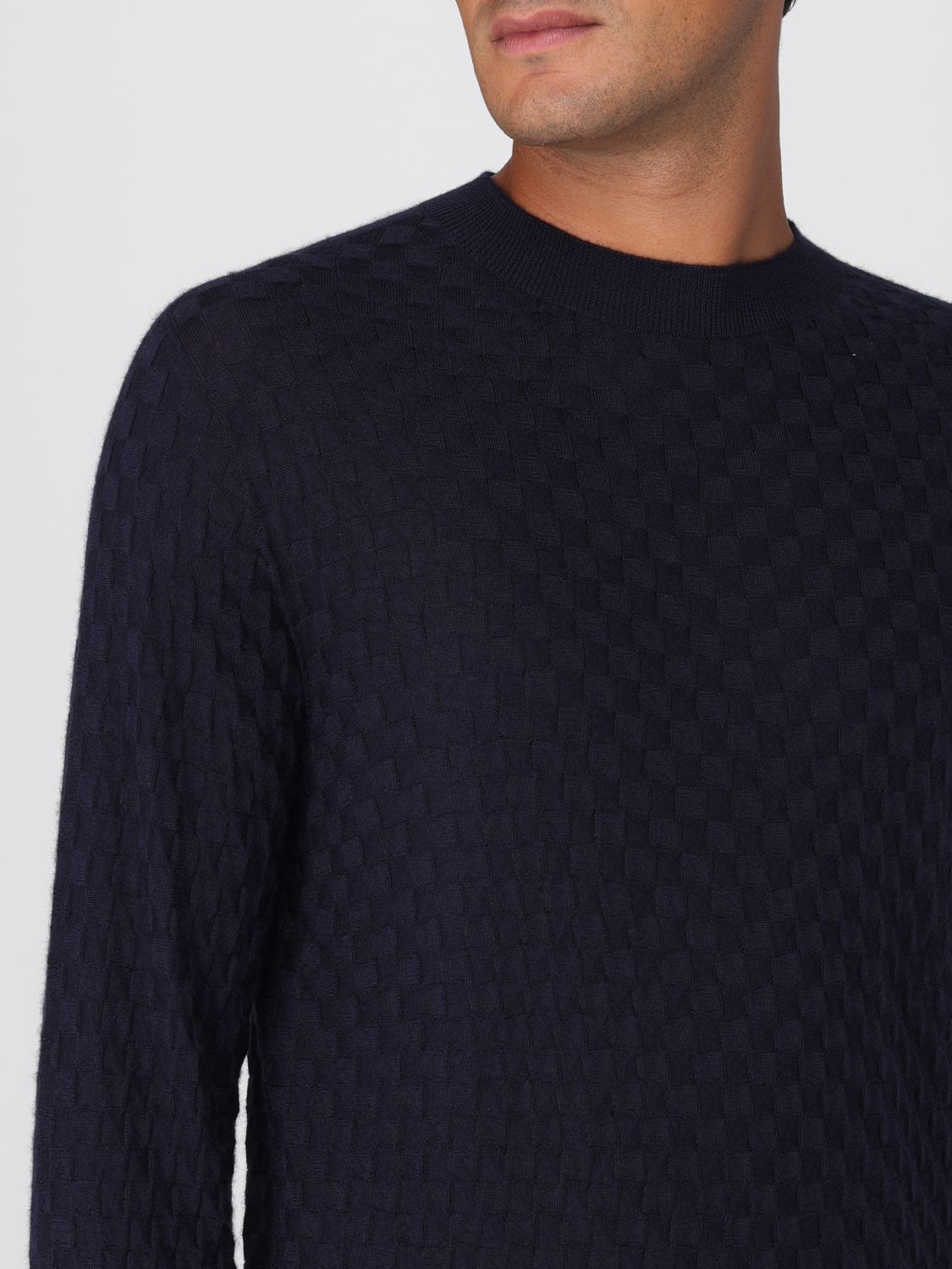 Textured sweater - Black