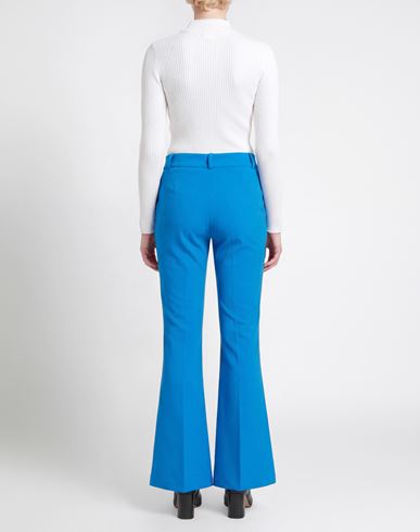 Woman Pants Azure Size 10 Polyester, Elastane