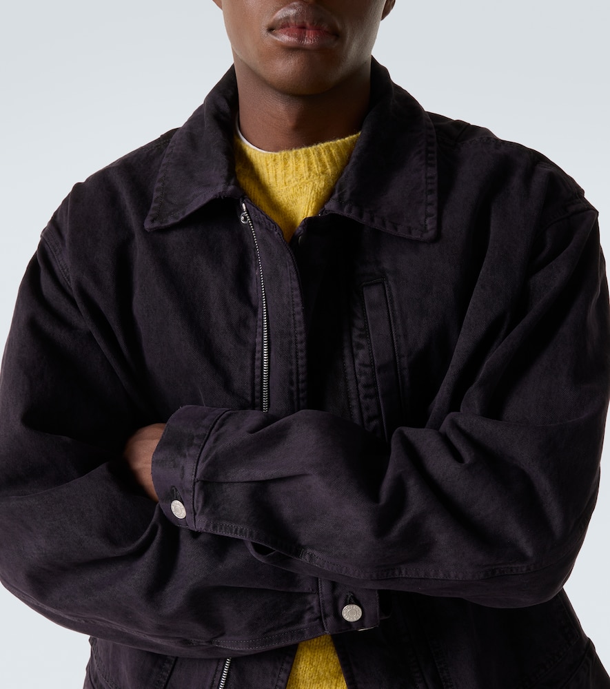 Denim bomber jacket