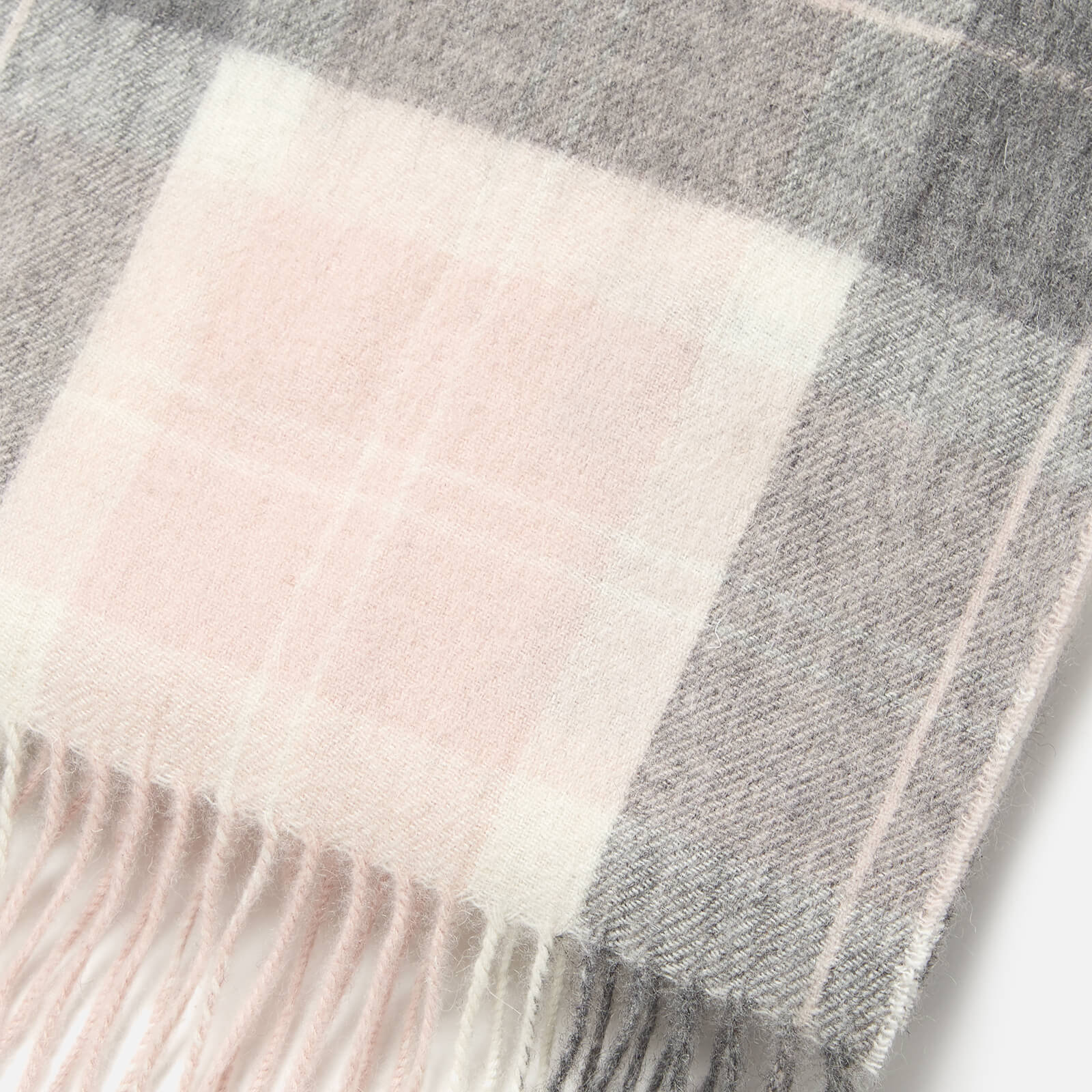 Barbour Women's Tartan Scarf - Pink/Grey Tartan