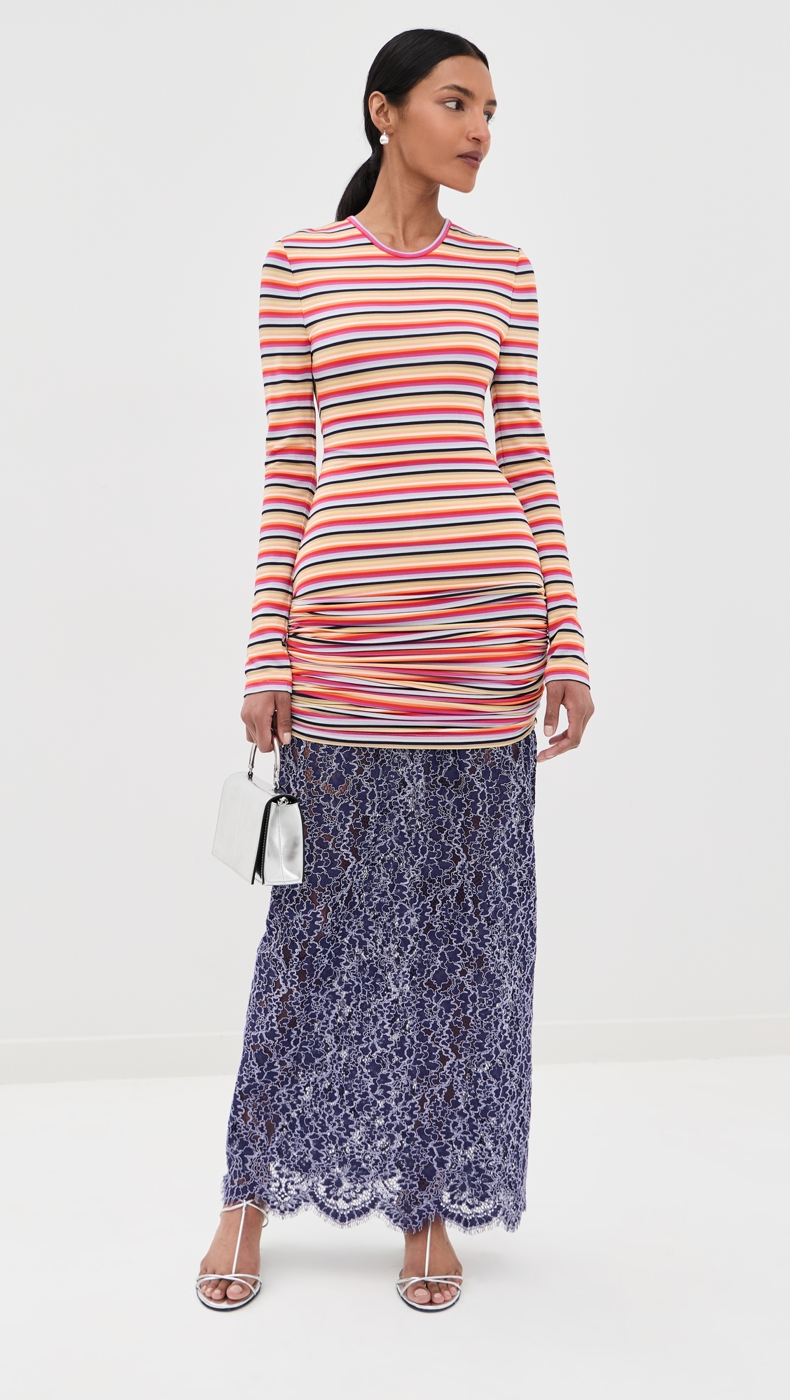 Calypso Iris Lace Dress Calypso Stripe
