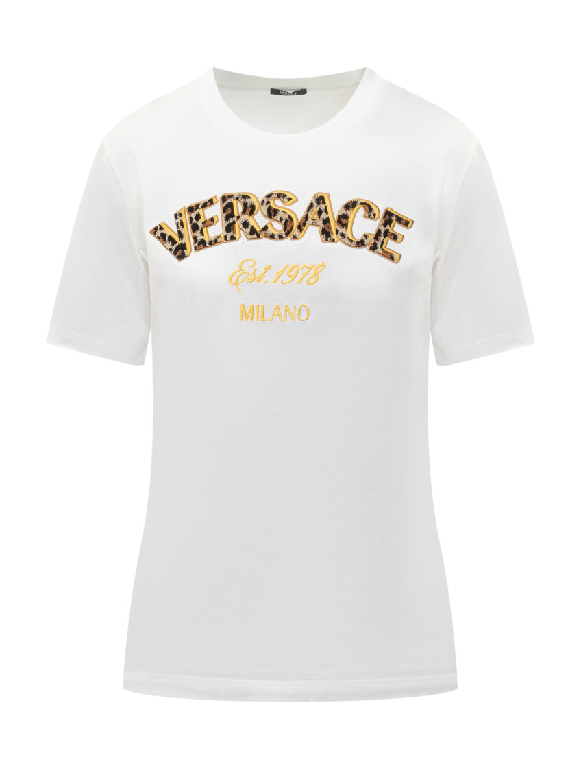 Logo-embroidered Crewneck T-shirt