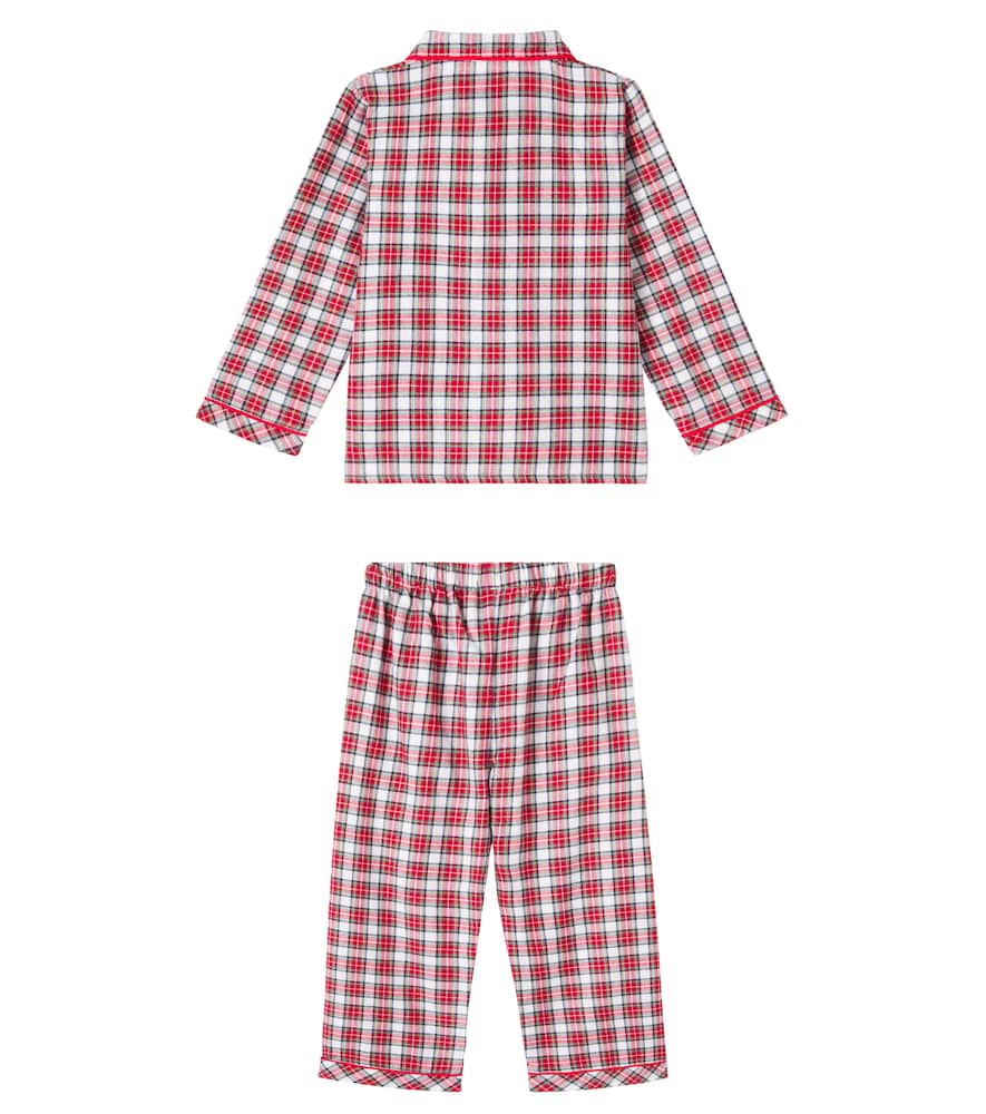 Checked cotton pajamas