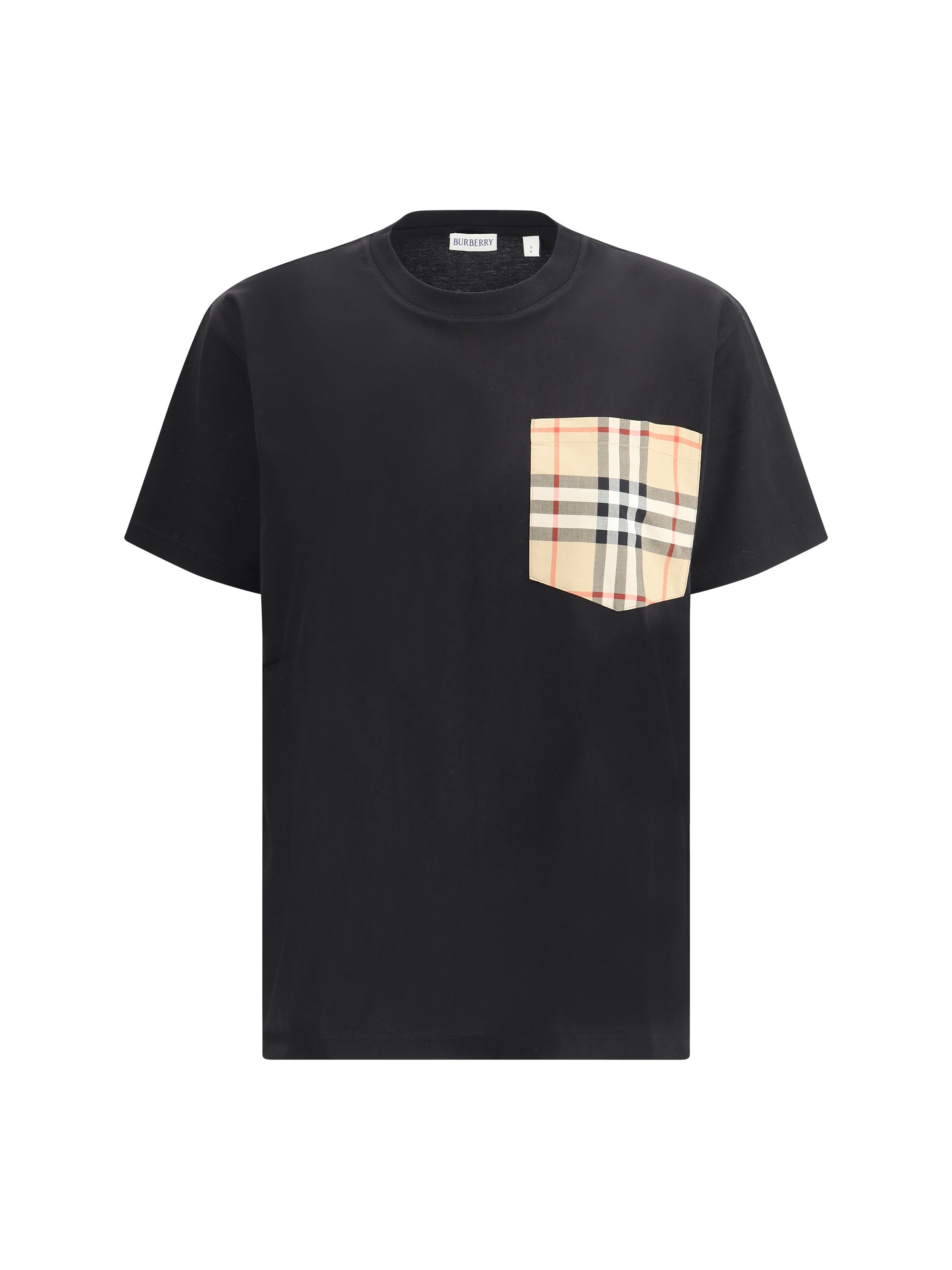 Archive Check Pocket T-Shirt — Black